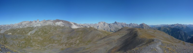 Panorama du sommet : Val d'Escreins, Haute Ubaye !!! Quelle beauté !