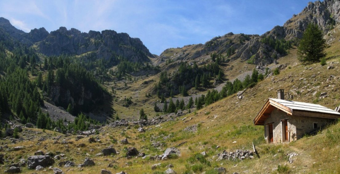 #3 cabane de Font Renarde : et secteur de la descente de La Maït cabane de Font Renarde : et secteur de la descente de La Maït