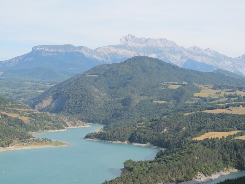 Devoluy : Lac, Châtel, Aiguille et Grande Tête de l'Obiou...