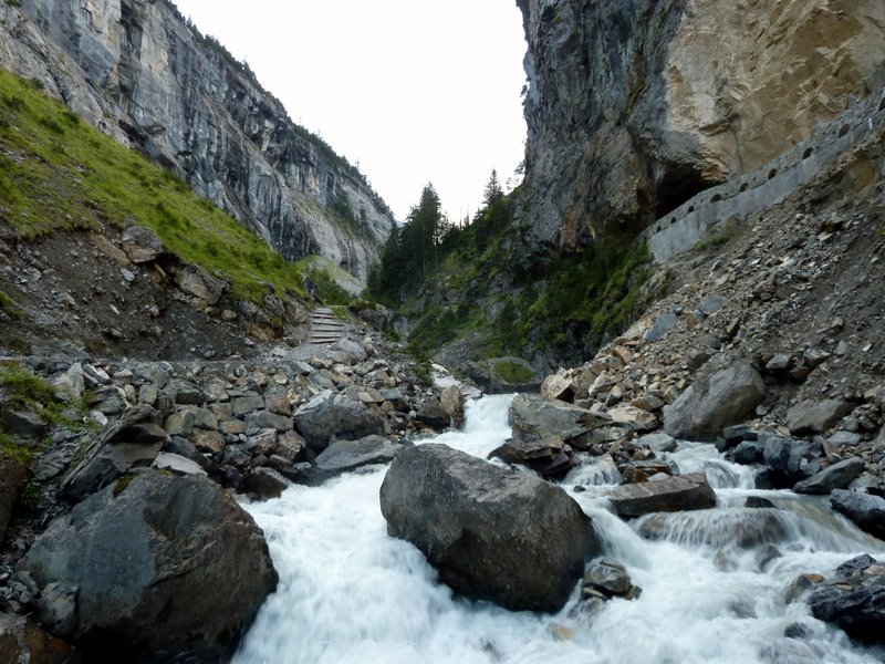 #21 Gasteretal : Final le long de la Kander au dessus de Kandersteg Gasteretal : Final le long de la Kander au dessus de Kandersteg