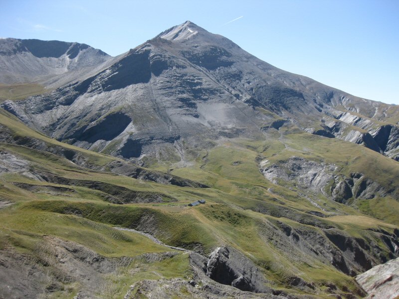 #1 Pic du Mas de la Grave : vue depuis le col de Tirequeue. Pic du Mas de la Grave : vue depuis le col de Tirequeue.