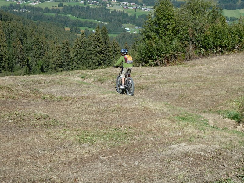 L'Alpette : Descente de l'Alpette sur Megève