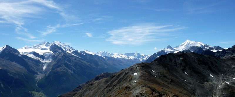 #4 Mattertal : Mischabel, Mt Rose, Weisshorn Mattertal : Mischabel, Mt Rose, Weisshorn
