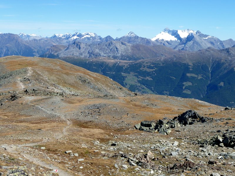 #7 Augstbordhorn : Descente face au Monte Leone Augstbordhorn : Descente face au Monte Leone