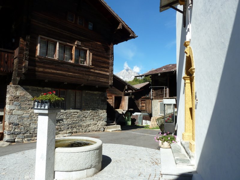 #12 Bürchen : Village de Bürchen et Bietschhorn Bürchen : Village de Bürchen et Bietschhorn