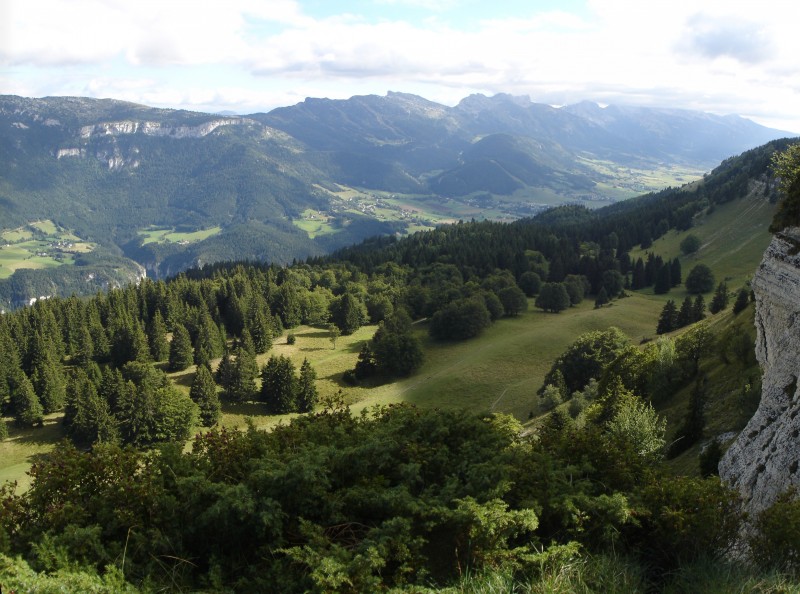 Barrière Est du Vercors : Depuis Charande...
(photo Julien)