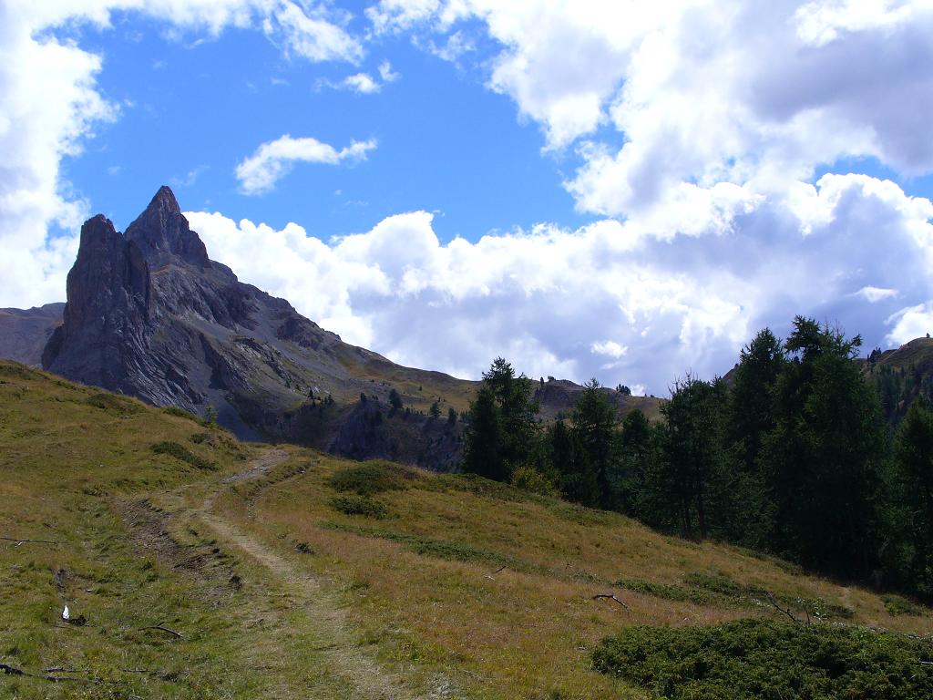 Col Fromage : Pointe de la Selle en vue