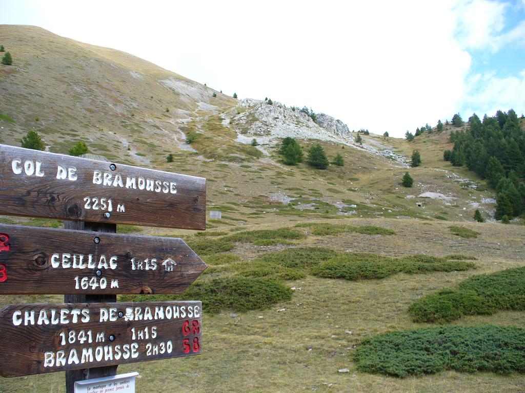 Col de Bramousse : Dernier Poussage
