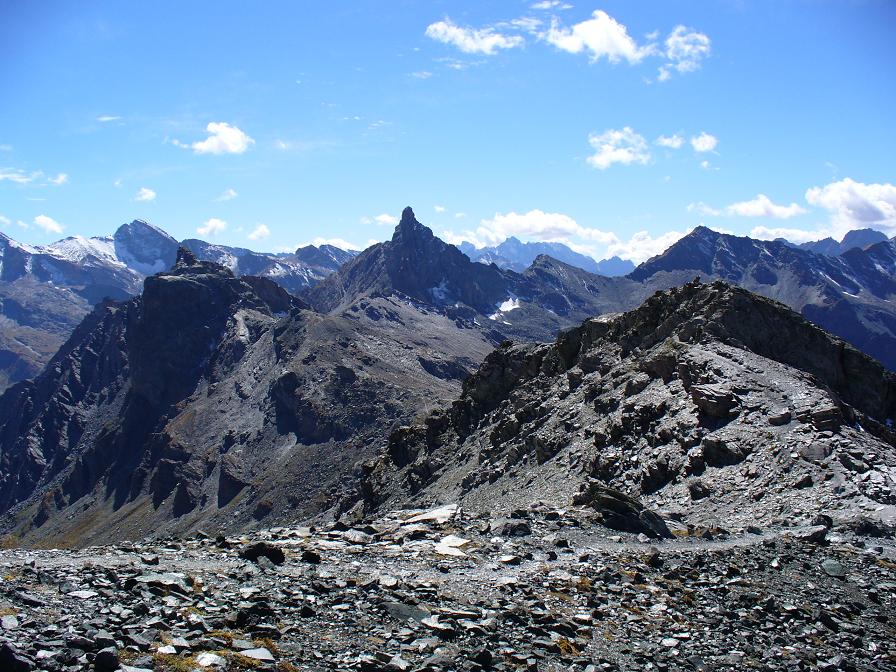 Pic Caramantran : Coté Rocca Bianca, Tête noire, Tête du Longet, ...