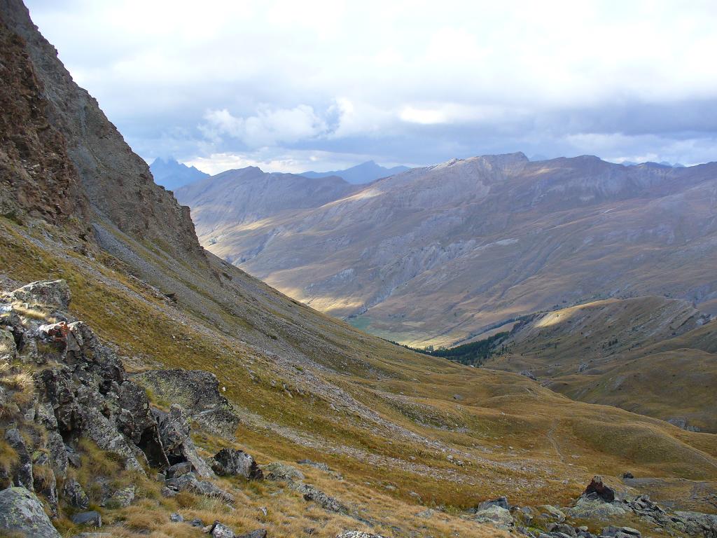 Col de Longet : Voila la dernière descente, et c'est une bonne !!!