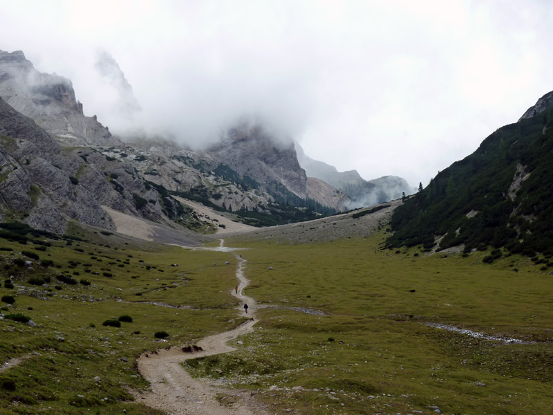 Val di Fanes : Une piste permettant d'envoyer un peu la sauce (et d'en prendre aussi tant qu'à faire)