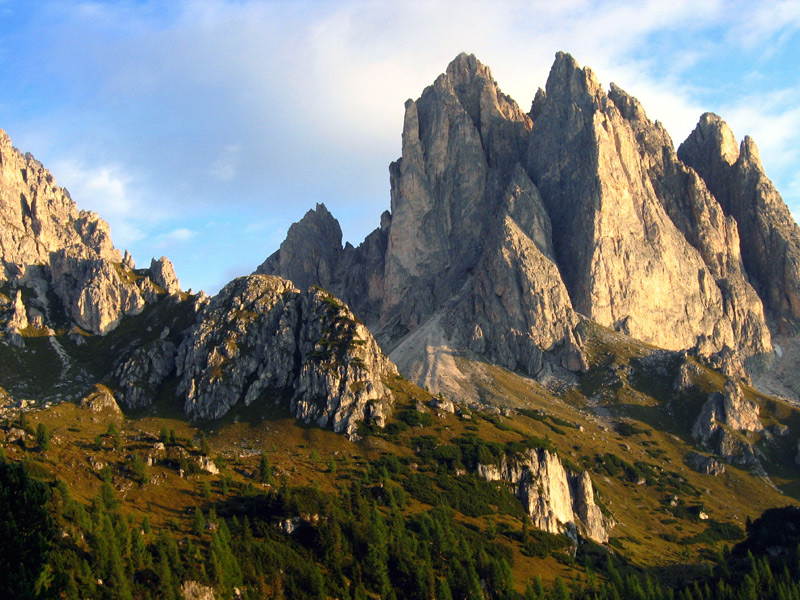 Croda de Cianpoduro : Un peu plus au Nord