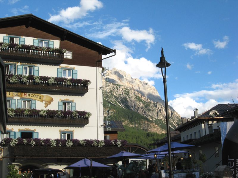 Cortina d'Ampezzo : Superbe lumière de fin de journée