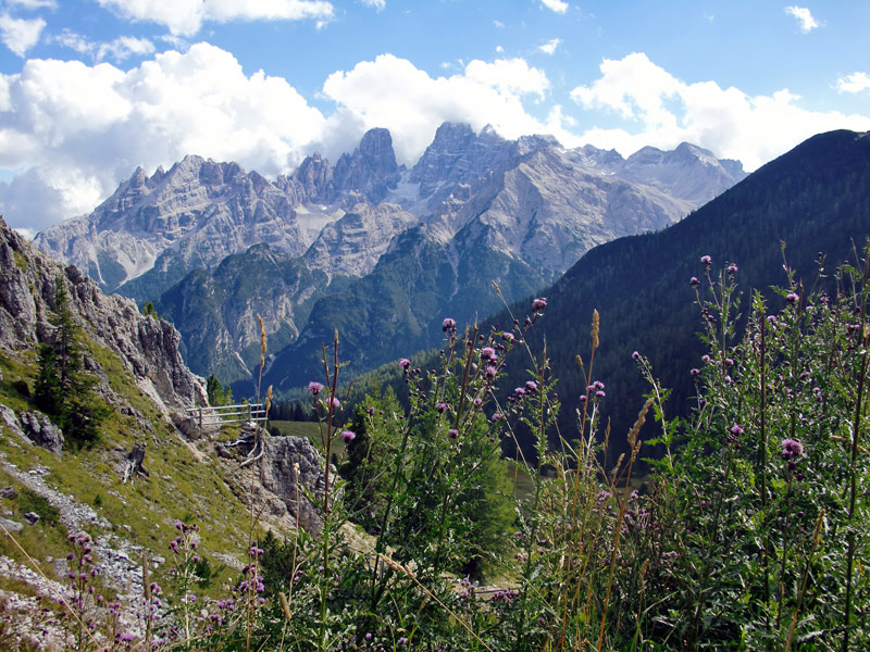 Rifugio Vallendro : ... ou de l'autre