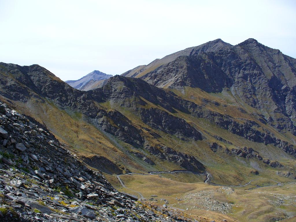 Montée : Col St-Martin et piste du refuge