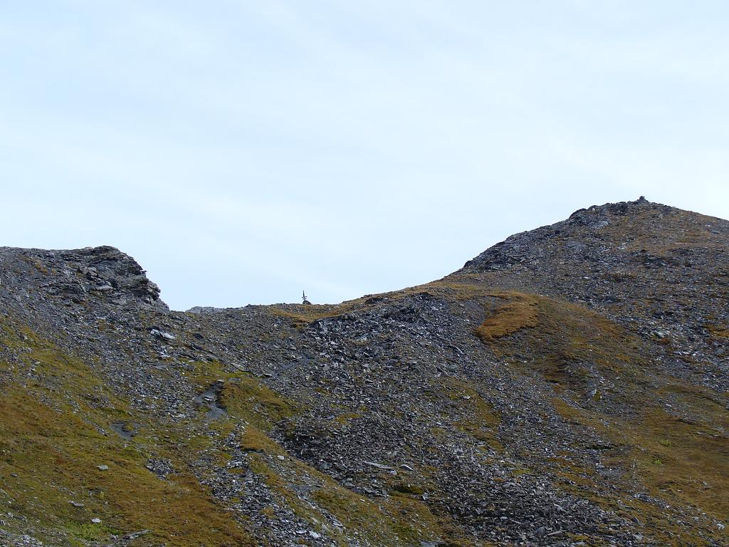 Montée : Col St-Martin en vue