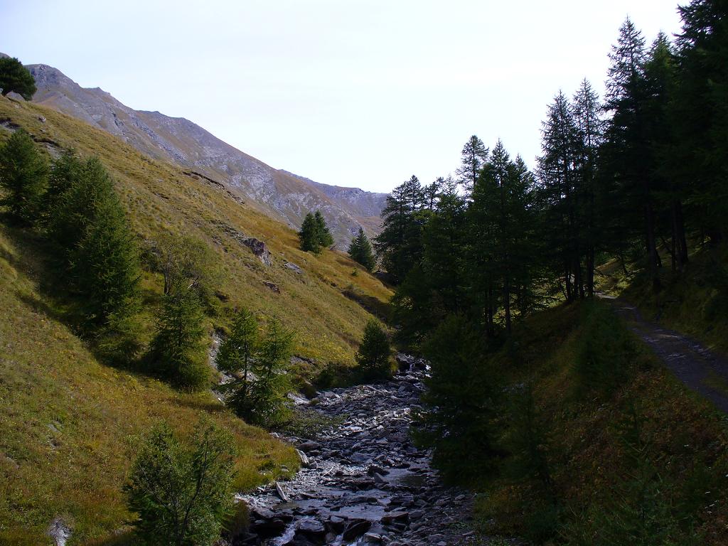 Montée : Piste parfois raide ...