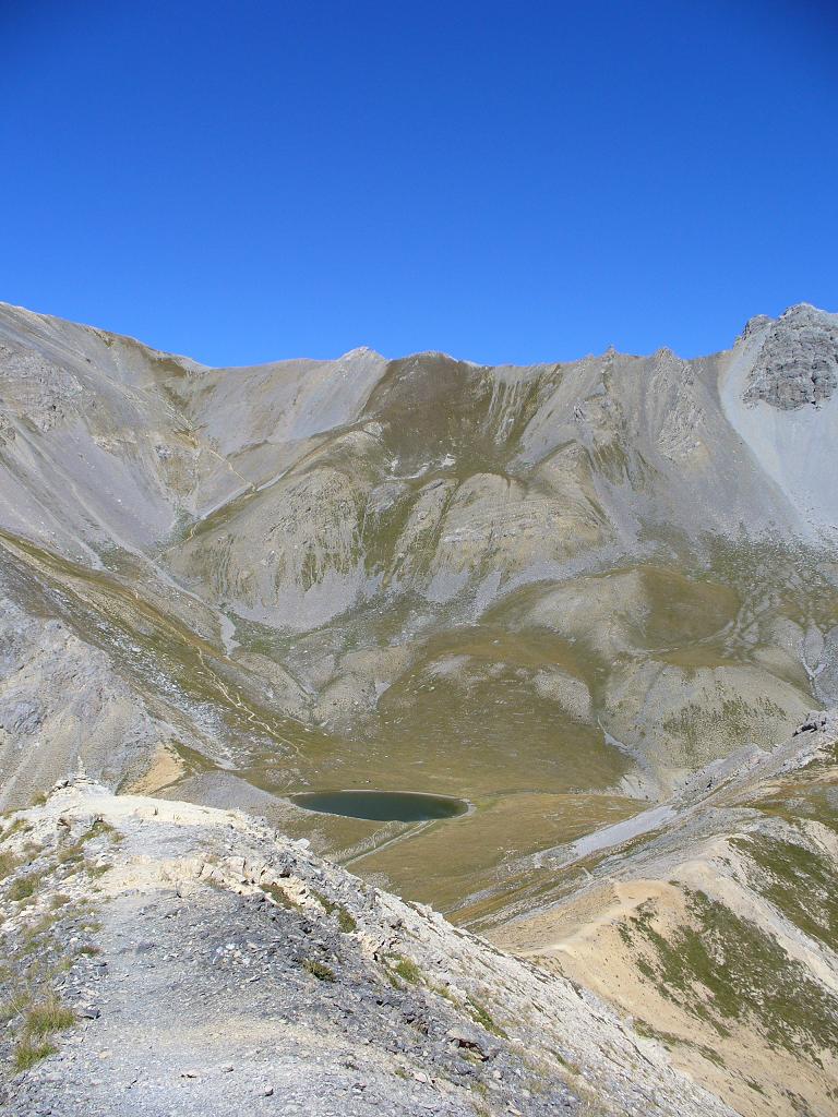 Crête du Tronchet : Vue sur le lac