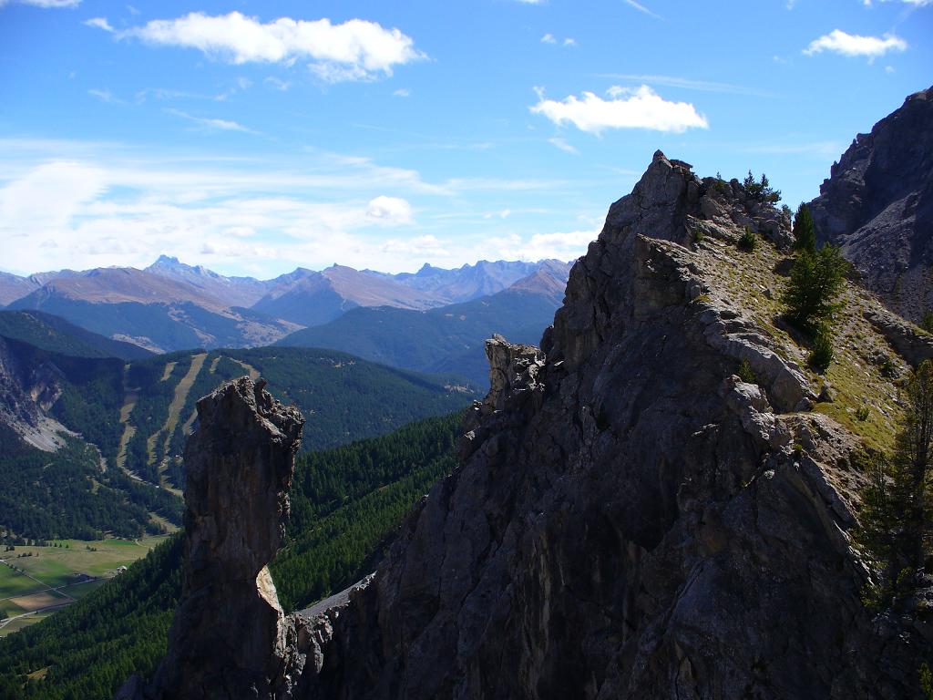 Col du Cros : Panorama