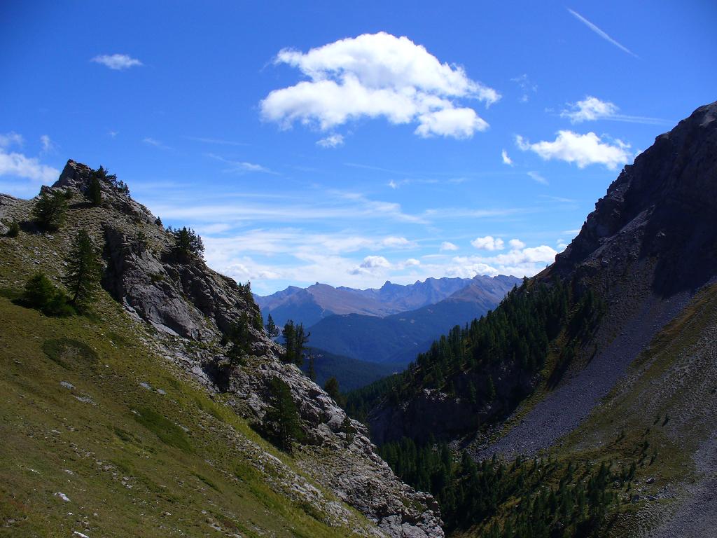 Col du Cros : Panorama