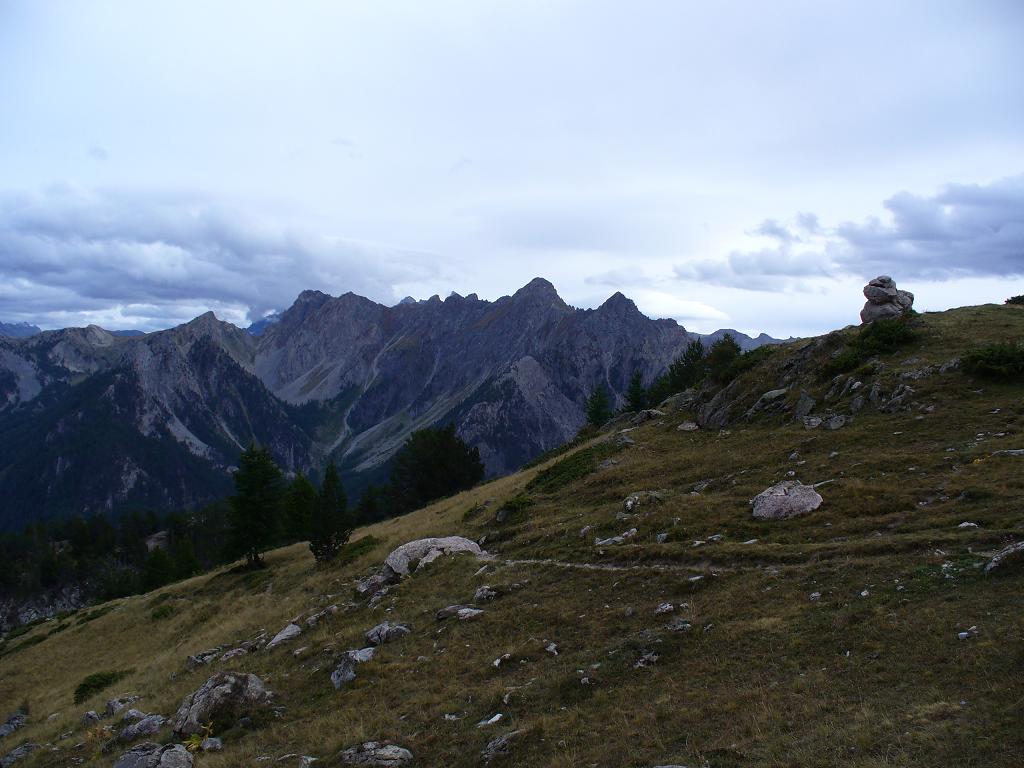 Col de la Lauze : Panorama