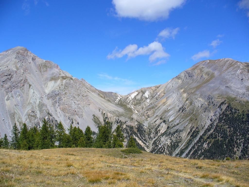 Col du Cros : Panorama