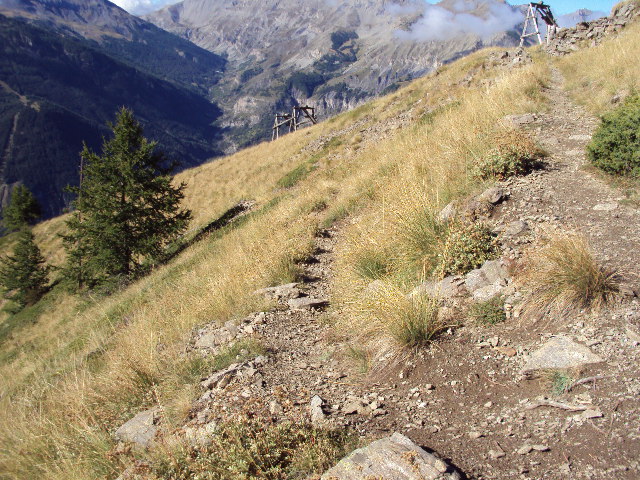 #5 piste de fournels : debut de la descente infernale... piste de fournels : debut de la descente infernale...