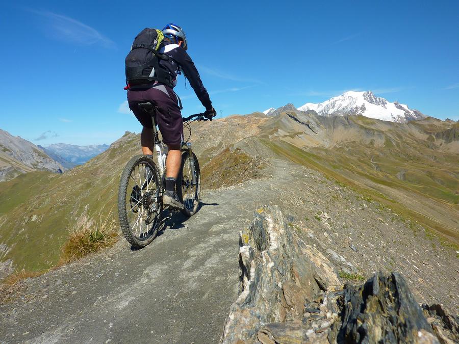 Crête des Gittes : Toujours le Mont Blanc en ligne de mire