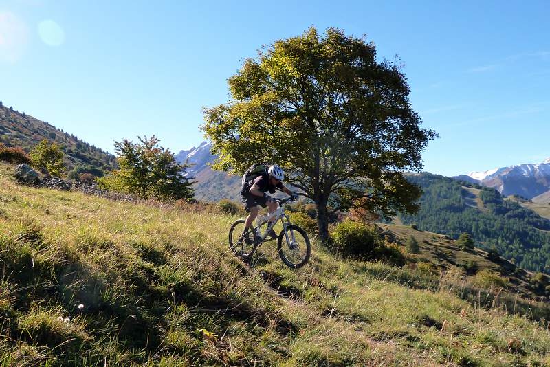 Valloire : Descente sur Valloire, bien sympa en haut