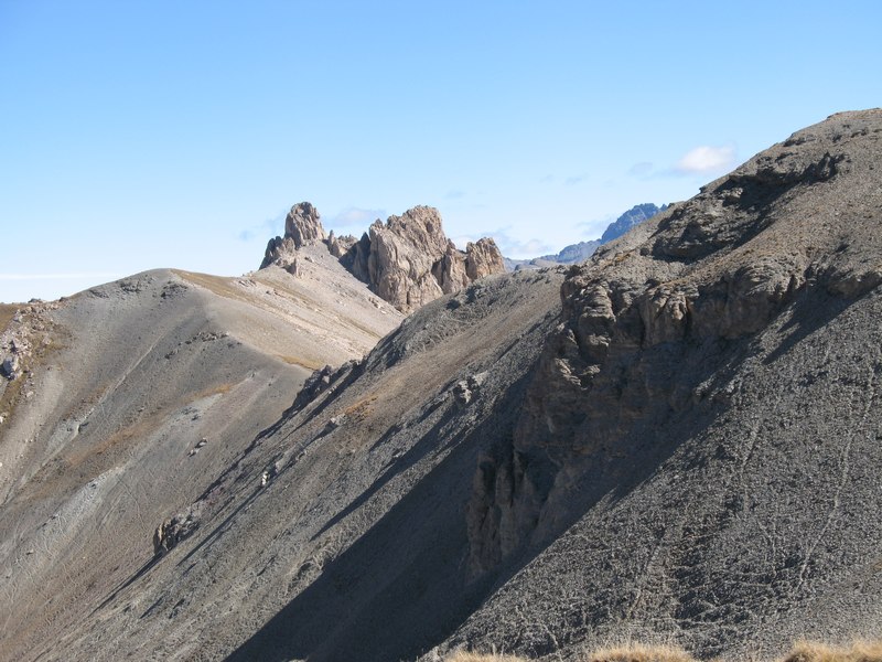 crête de l'Alpavin : et Aiguille des Pénitents