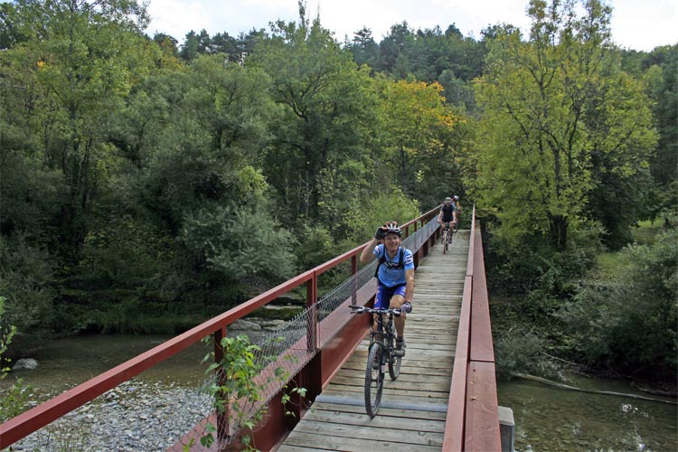 #9 La Laire : Passerelle sur la Laire. La Laire : Passerelle sur la Laire.