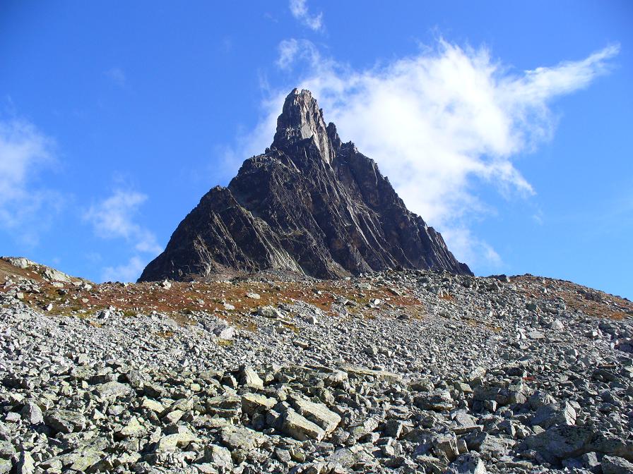#28 Combe de l Combe de l'Aiguille Noire : On comprend mieux son nom vue d'ici