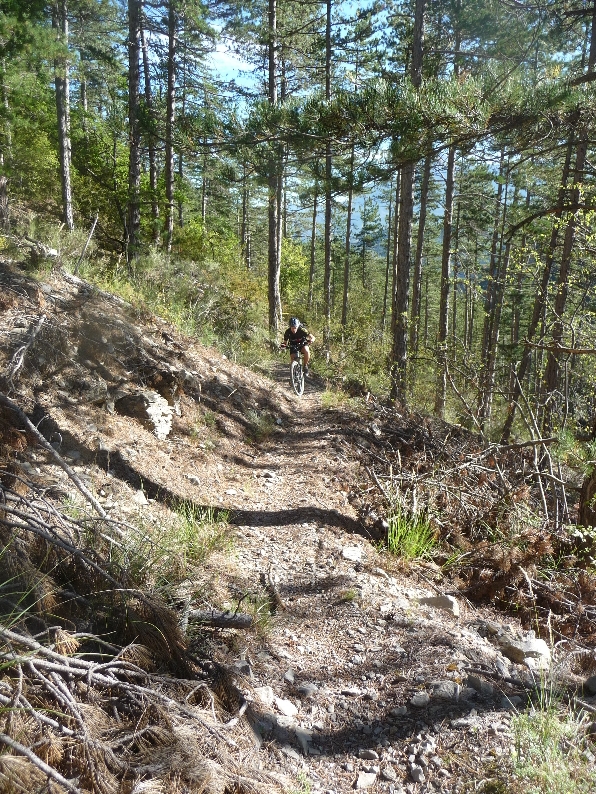 Les Chemins du Soleil : Le magnifique ST qui mène aux Hautes Baties de Cousson.