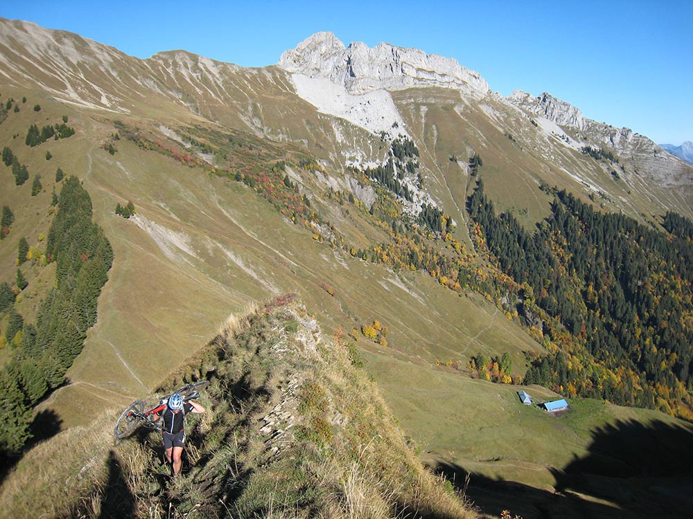 Arête O du Parc du Mouton : ca grimpe