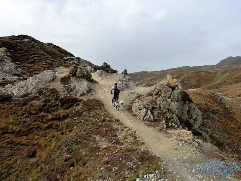 Col de Sollières : Passage dans les gypses