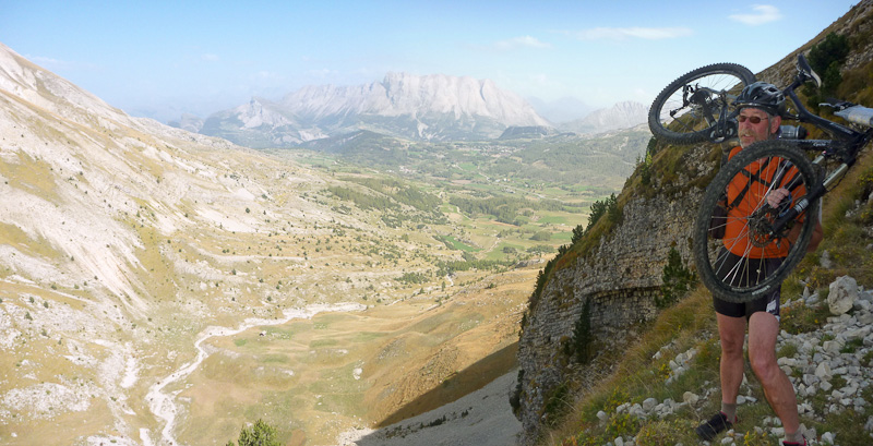 Col des Aiguilles : Petit portage pour passer le verrou