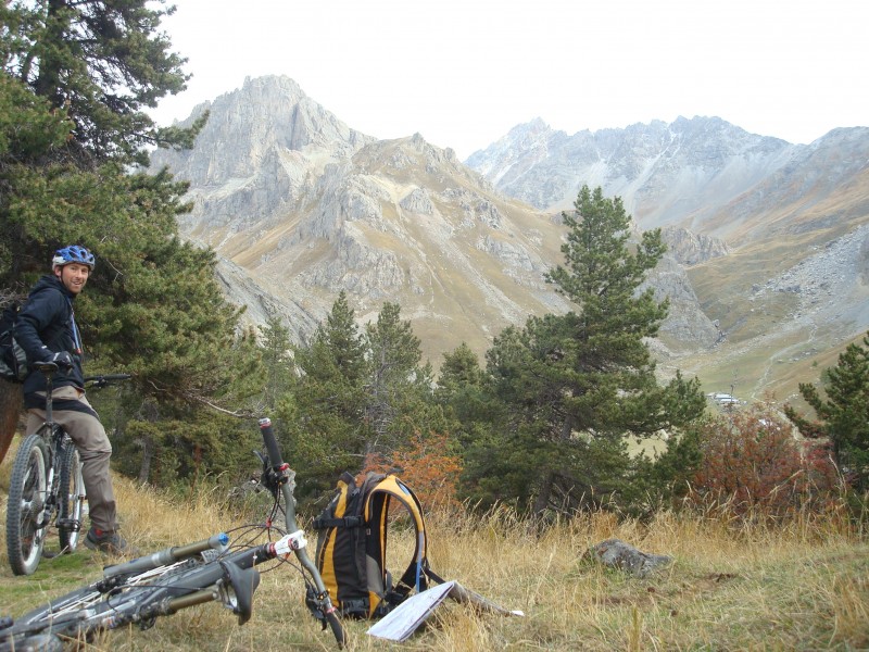 Chemin du Roy : A dessus du Pont de l'Alpe