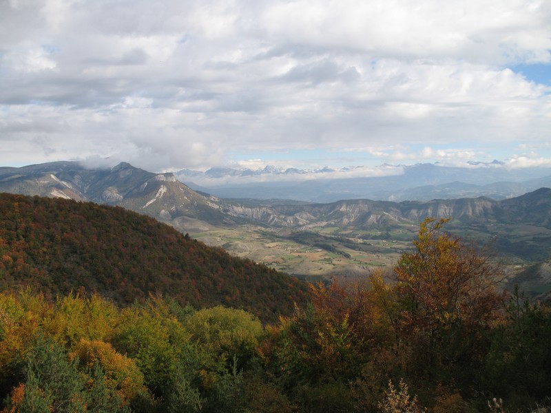 vers le massif des Ecrins : il y a encore de belles éclaircies