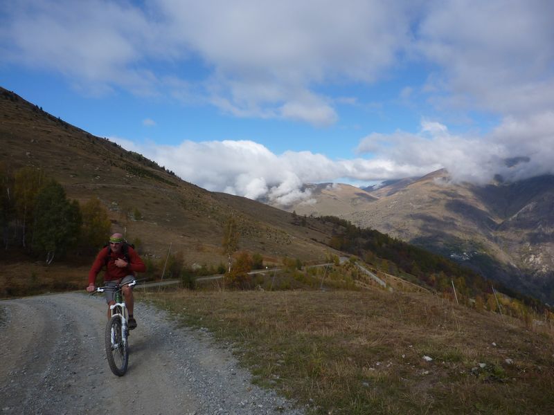 Montée sur piste : La polaire est appréciée !