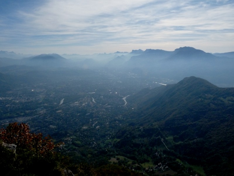 #5 Grenoble : et le Vercors un peu embrumé. Grenoble : et le Vercors un peu embrumé.