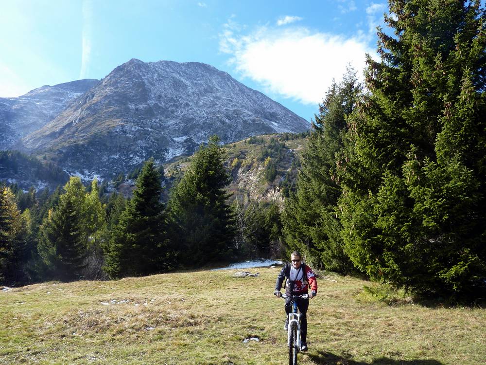 Rocheres : fin de la 1ere montée, c'est l'heure du casse croute