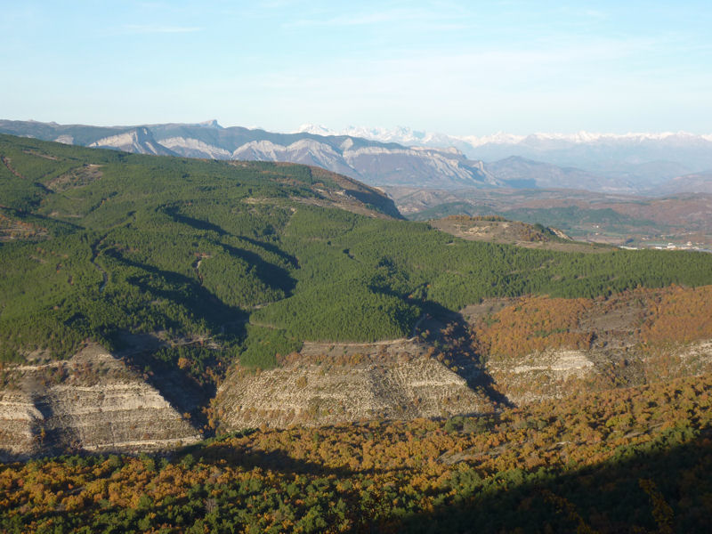 #11 Pic de St Cyr : Arrivée au dessus des gorges de la Méouge Pic de St Cyr : Arrivée au dessus des gorges de la Méouge