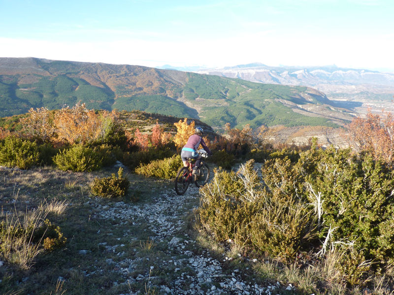 #6 Pic de St Cyr : Au début de la descente sur l Pic de St Cyr : Au début de la descente sur l'Arête Nord