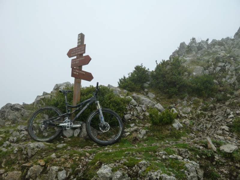 #8 La bifurc du Brec : Le sommet, une autre fois. Il pleuviote, je file. La bifurc du Brec : Le sommet, une autre fois. Il pleuviote, je file.