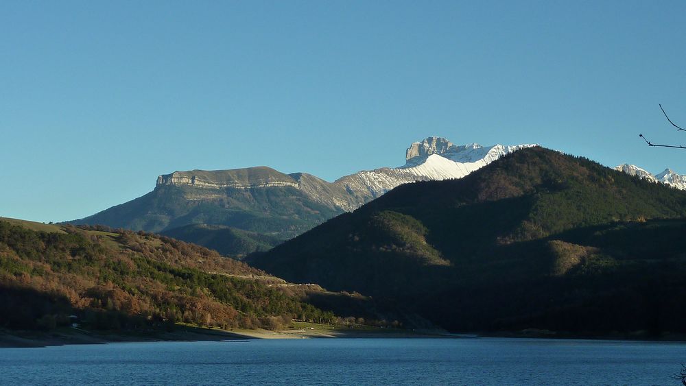 Obiou : fin de journée d'automne, la lumière est sublime