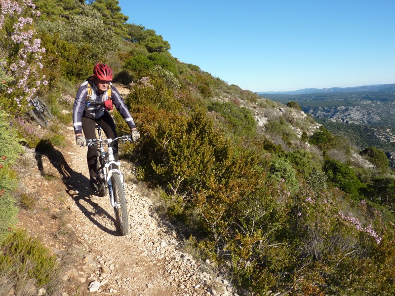 Sentier de Max Nègre : Première descente de la journée