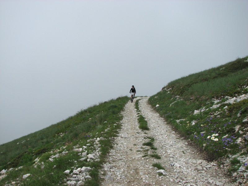 Strada dei Cannoni : On descend. "E la nebbia va"