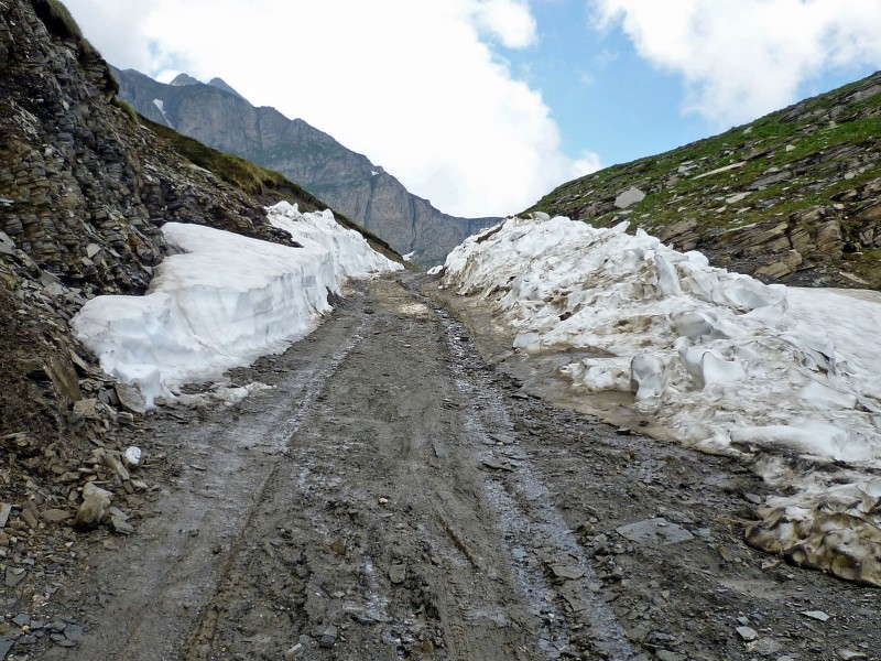 Vallone del Tibert : Fin de la piste 2200 m