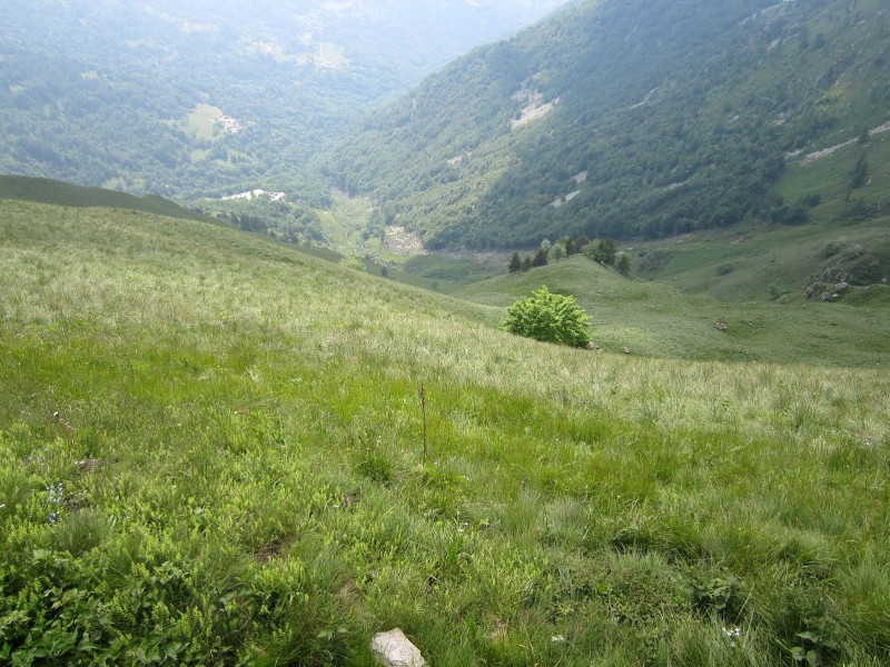 Strada dei cannoni : Les profondes vallées descendant vers le fond du Val Maira