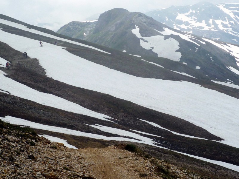 Colle Sibolet : Traversée sous la Punta Sibolet